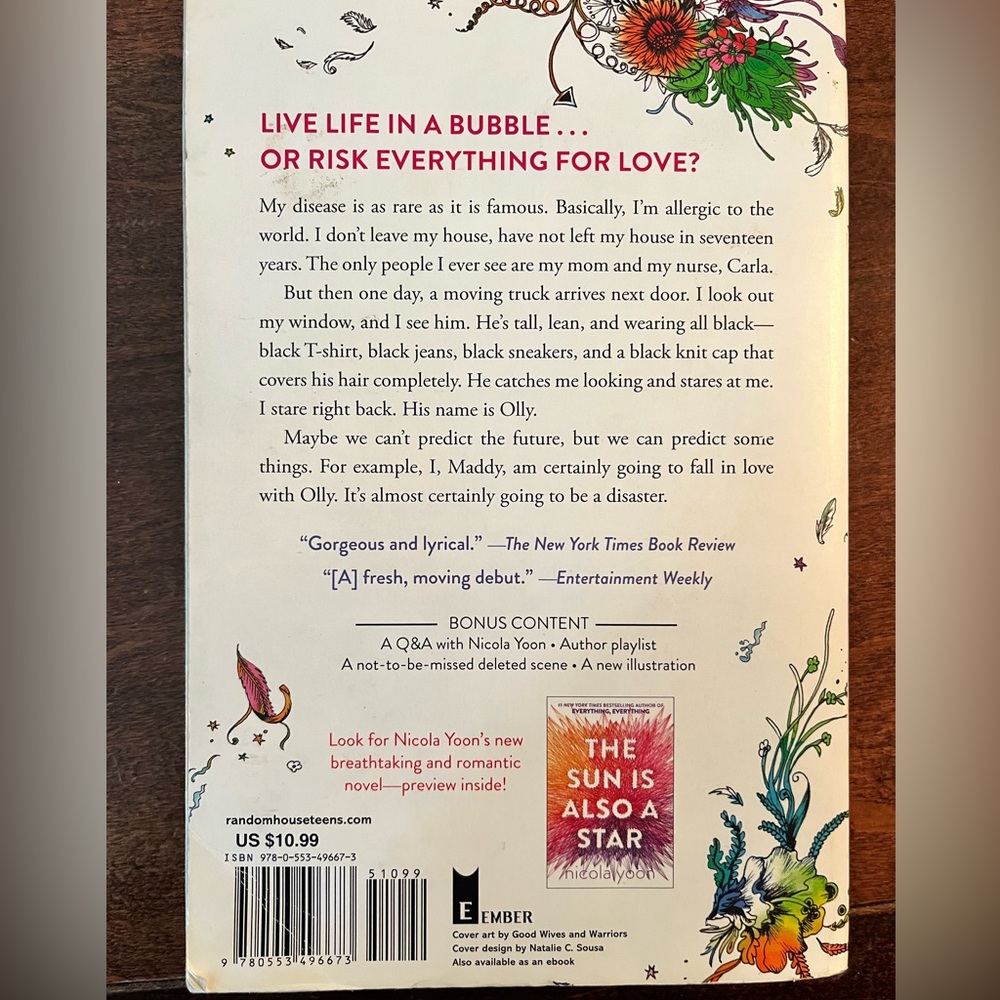 Everything Everything- book 📖 - Picture 4 of 4